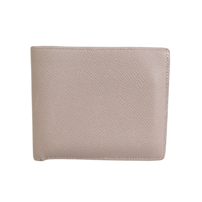 Hermes Hermès Grey Leather Wallet  ()