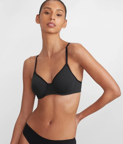 B.tempt'd By Wacoal Cotton To A Tee Scoop Bra In Night