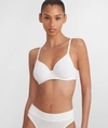 B.tempt'd By Wacoal Cotton To A Tee Underwire Unlined Bra In White