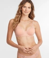 B.tempt'd By Wacoal Cotton To A Tee Scoop Bra In Rose Smoke