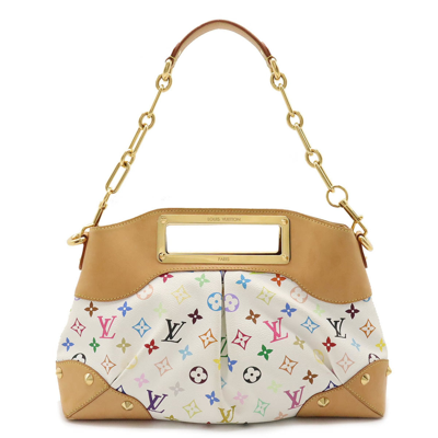 Pre-owned Louis Vuitton Judy White Canvas Shoulder Bag ()