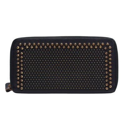 Mcm Black Leather Wallet  ()