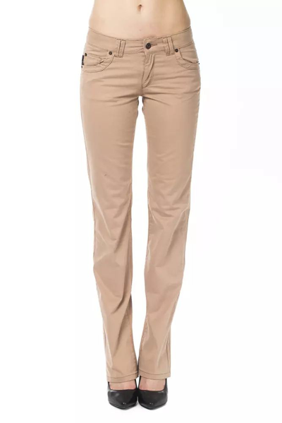 Ungaro Fever Beige Cotton Jeans & Pant In Brown