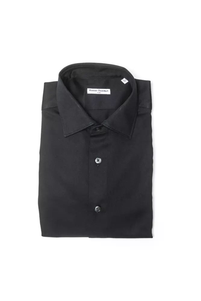 Robert Friedman Black Cotton Shirt