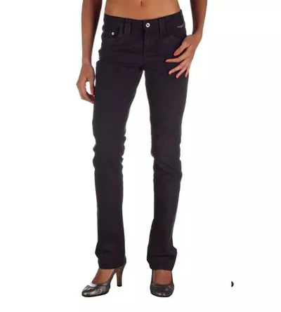 Ungaro Fever Blue Cotton Jeans & Pant In Black