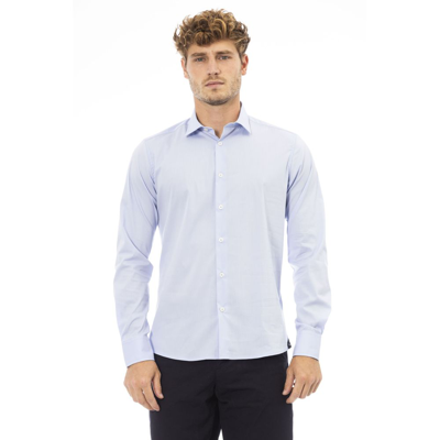 Baldinini Trend Light Blue Cotton Shirt