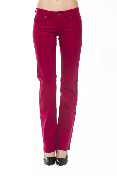 Ungaro Fever Red Cotton Jeans & Trouser