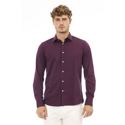 Baldinini Trend Cotton Men's Shirt In Blue