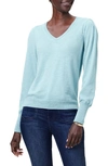 Nic + Zoe Nic+zoe Slub Cotton Blend Sweater In River