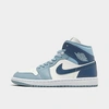 Nike Women's Air Jordan Retro 1 Mid Casual Shoes In Multi