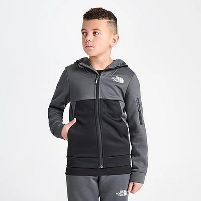 The North Face Inc Kids' Kaveh Full-zip Hoodie In Anthracite Grey/tnf Black