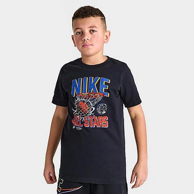 Nike Kids'  Boys' Sportswear All Stars Crewneck T-shirt In Black