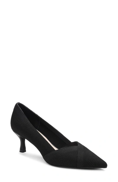 Sanctuary Women's Prime Pointed Toe Kitten Heel Pumps In Black