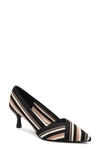 Sanctuary Women's Prime Pointed Toe Kitten Heel Pumps In Black/milk