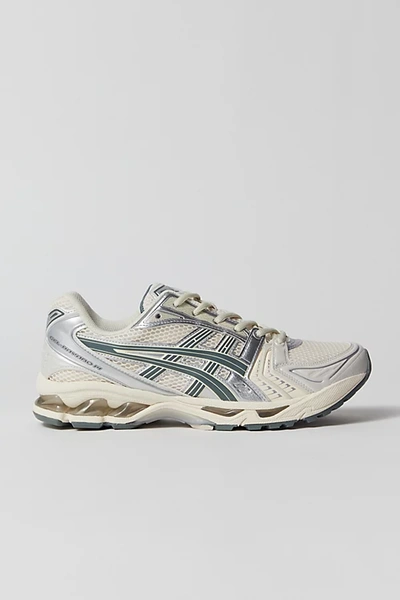 Asics Gel-kayano 14 Sneaker In White/grey, Men's At Urban Outfitters In White/grey