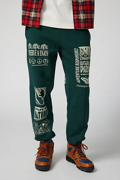 Parks Project National Parks Graphic Sweatpant In Green, Men's At Urban Outfitters
