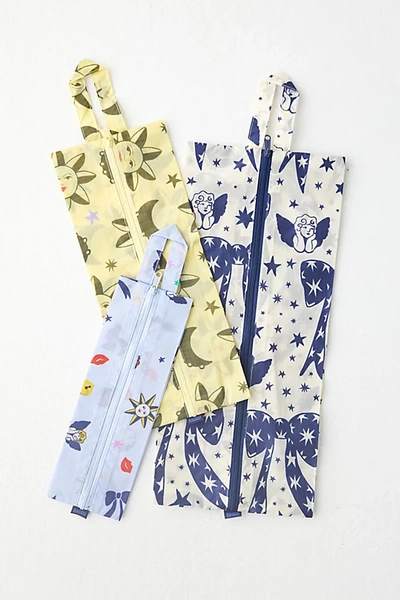 Baggu 3d Zip Pouch Set In Charms At Urban Outfitters In Charms