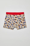 URBAN OUTFITTERS PABST BLUE RIBBON BOTTLES BOXER BRIEF IN TAN, MEN'S AT URBAN OUTFITTERS