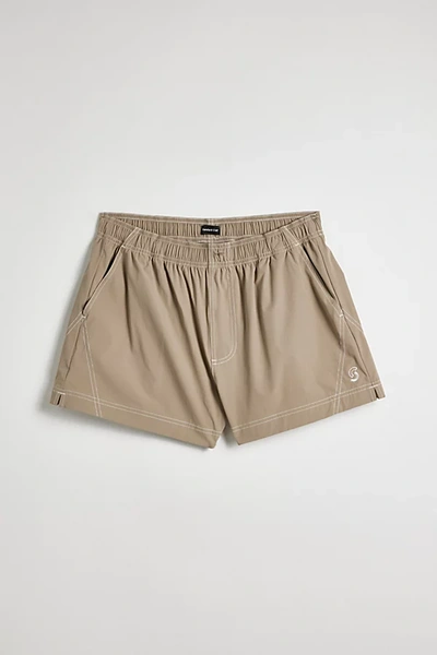 Standard Cloth Ryder 3" Nylon Short In Light Grey, Men's At Urban Outfitters