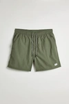 Katin Poolside Volley Short In Khaki, Men's At Urban Outfitters