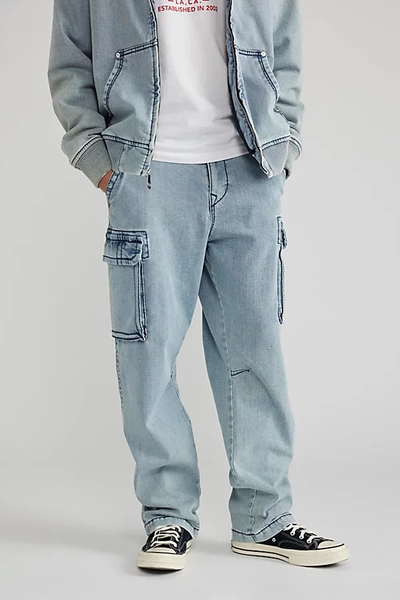 True Religion Uo Exclusive Denim Utility Jean In Vintage Denim Light, Men's At Urban Outfitters
