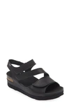 On Foot 206 Austin Platform Sandal In Black