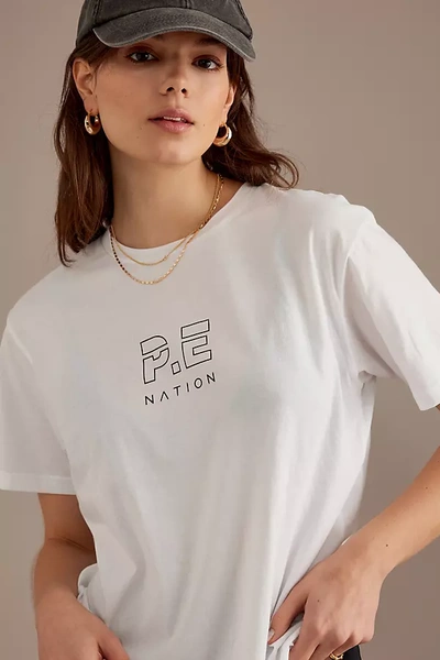 P.e Nation P. E Nation Heads Up T-shirt In White