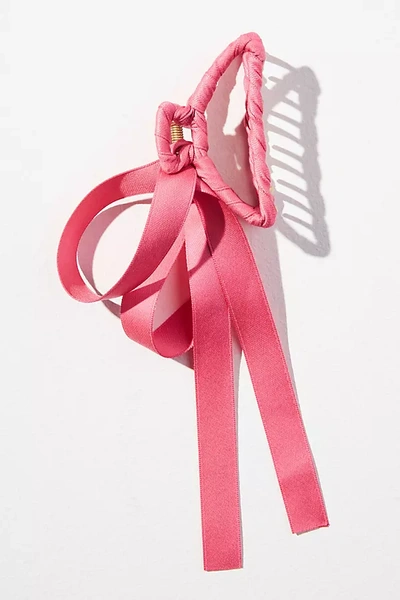 By Anthropologie Bow Hair Claw Clip In Pink