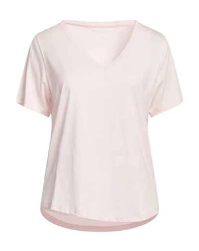 Majestic Filatures Woman T-shirt Light Pink Size 1 Lyocell, Cotton