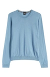 HUGO BOSS LENO VIRGIN WOOL CREWNECK SWEATER