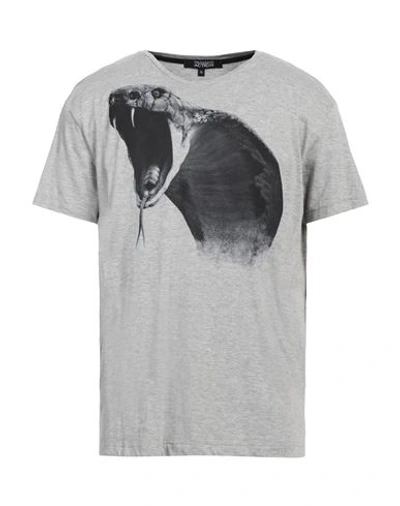 Trussardi Action Man T-shirt Grey Size Xxl Cotton, Polyester