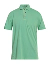 Heritage Man Polo Shirt Light Green Size 46 Cotton