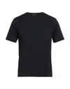 Drumohr Man T-shirt Midnight Blue Size M Cotton