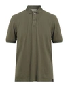 GRAN SASSO GRAN SASSO MAN POLO SHIRT MILITARY GREEN SIZE 38 COTTON