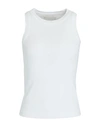 Citizens Of Humanity Woman Tank Top White Size S Organic Cotton, Tencel Lyocell, Elastane