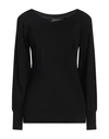 Alberta Ferretti Woman Sweater Black Size 10 Cotton