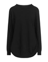 European Culture Woman Sweater Black Size Xl Wool, Viscose, Polyamide, Cashmere