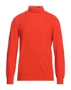 Altea Man Turtleneck Tomato Red Size L Virgin Wool In Tomato Red