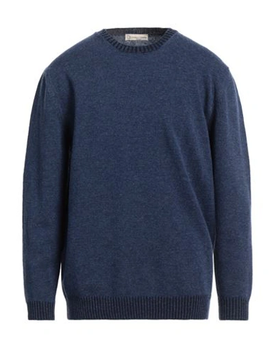 Cashmere Company Man Sweater Blue Size 46 Wool