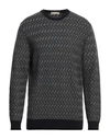 Cashmere Company Man Sweater Lead Size 36 Wool, Cashmere, Silk, Nylon In Grey