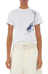 Burberry Knight Motif T-shirt In Knight Ip Pattern