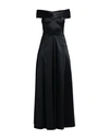 Siste's Woman Maxi Dress Black Size L Polyester, Cotton, Elastane