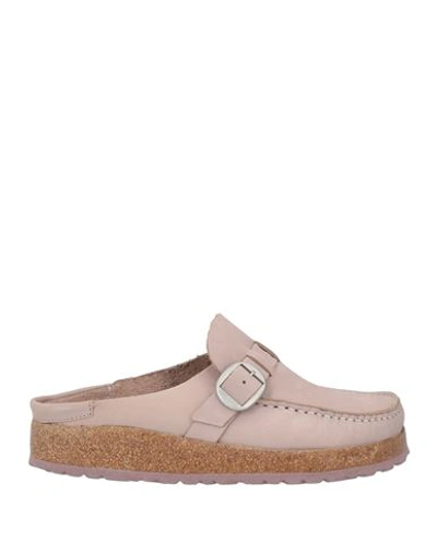 Birkenstock Woman Mules & Clogs Pastel Pink Size 8 Soft Leather