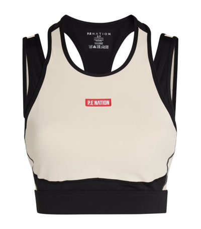 P.E Nation Half Volley Yoga Sports Bra - Farfetch