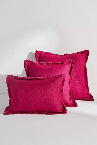 Anthropologie Luxe Linen Blend Pillow