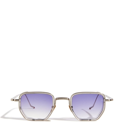 Jacques Marie Mage Metal Frame Atkins Sunglasses In Silver