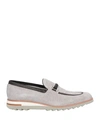 BLU BARRETT BY BARRETT BLU BARRETT BY BARRETT MAN LOAFERS LIGHT GREY SIZE 10.5 SOFT LEATHER