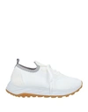 Andrea Ventura Firenze Man Sneakers White Size 9 Synthetic Fibers In White