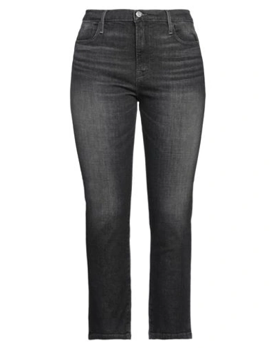 Frame Woman Jeans Black Size 32 Organic Cotton, Elastane