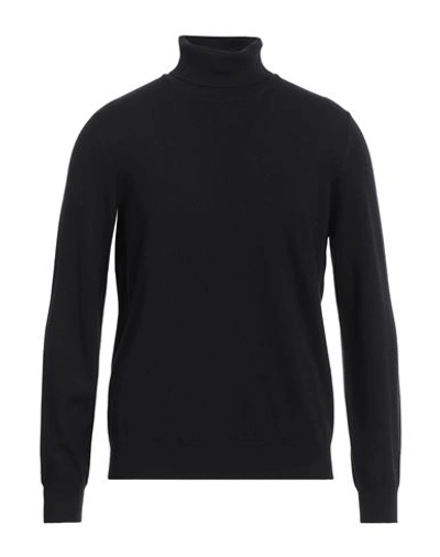 La Fileria Man Turtleneck Black Size 44 Cashmere